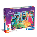 Puzzle 30 pièces Supercolor - Princesses Disney
