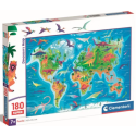 Puzzle 180 pièces - Les Dinosaures