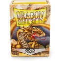 Sleeves Dragon Shield Standard - Matte Gold / Or Mat (x100)