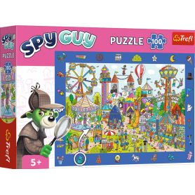 Puzzle 100 pièces Spy Guy :...