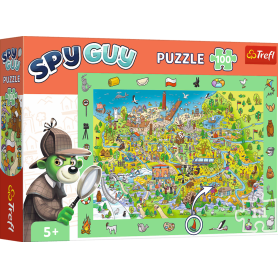 Puzzle 100 pièces Spy Guy :...