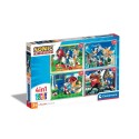 Puzzle 4 en 1 - Sonic (12-16-20-24 pièces)