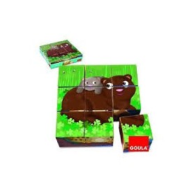 Puzzle 9 cubes 6 images...