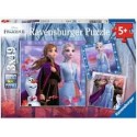 Puzzle Reine des Neiges Le Voyage commence 3x49 pièces