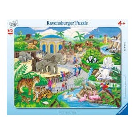 Puzzle Visite au Zoo 45 pièces