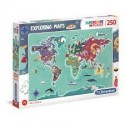 Puzzle Exploring Maps 250 pièces Traditions