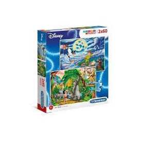 Puzzle 2 x 60 pièces Disney