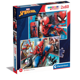 Puzzle 2x60 pièces - Spiderman