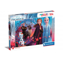 Puzzle 104 pièces - La Reine des Neiges 2 (héros)