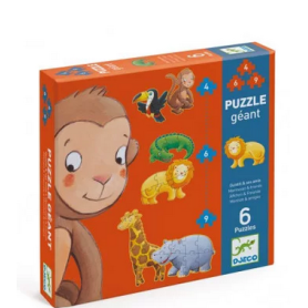 Coffret de 6 Puzzles Géants...